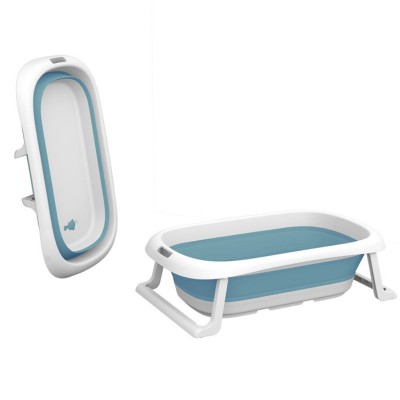 Collapsible Bathing Tub, Non-Slip Portable Folding Baby Bath Tub Foldable Shower Basin Collapsible Baby Bathtub for Infants Kids